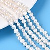 Natural Cultured Freshwater Pearl Beads Strands PEAR-T006-18B-1