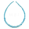 Natural Mashan Jade Graduated Beads Strands GG-CBA2AE1-A08-L-4