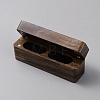 Rectangle Wooden Couple Ring Storage Boxes CON-WH0099-19A-2