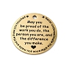 201 Stainless Steel Pendants STAS-R002-01G-09-1