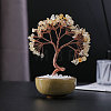 Natural Yellow Quartz Sculpture Display Decorations PW-WGC5352-05-1