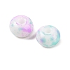 Opaque Spray Painted Glass Beads X1-GLAA-G118-01G-2