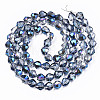 Electroplate Glass Beads Strands EGLA-S194-04A-2
