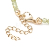 Brass Clover Pendant Necklace NJEW-JN04325-01-4