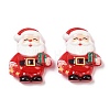 Christmas Opaque Resin Cabochons CRES-Z015-01C-1