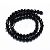 Natural Black Tourmaline Beads Strands G-G927-46-4