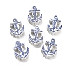 Ocean Printed Wood Beads WOOD-D289-03A-1