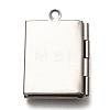 Non-Tarnish 316 Stainless Steel Locket Pendants X-STAS-P267-01P-2