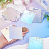 50Pcs Laser Paper Necklace Earring Display Cards CDIS-TA0001-55-5
