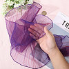 10 Yards Organza Pleated Lace Ribbon OCOR-GL0001-12B-3