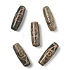 Tibetan Style dZi Beads TDZI-E004-01-5