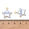 Printed Brass Pendants KK-CBA42CA-08G-07-3