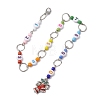 3Pcs Christmas Theme Knitting Row Counter Chains & Locking Stitch Markers Kits HJEW-JM01338-01-2