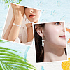 200Pcs 2 Styles Electroplate Transparent Acrylic Beads MACR-SP0002-29-5