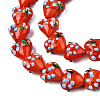 Handmade Bumpy Lampwork Beads Strands LAMP-N029-011D-3