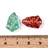Baking Paint Transparent Glass Beads DGLA-N018-29-3