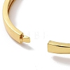 Brass Pave FireBrick Glass Hinged Bangles for Women BJEW-Z061-08C-3