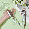 2Pcs Polyester & Alloy Enamel & Acrylic Pendant Decorations HJEW-OC00351-3