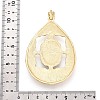Alloy Pave Resin Big Pendants PALLOY-N179-73MG-3