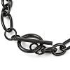 Unisex 304 Stainless Steel Figaro Chain Bracelets BJEW-H541-06A-EB-2