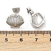 Brass Stud Earrings EJEW-R032-02P-5
