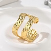 304 Stainless Steel Open Cuff Rings RJEW-R014-02G-02-2