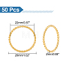 Unicraftale 50Pcs Alloy Linking Rings FIND-UN0002-01G-3