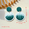 Acrylic & Polymer Clay Dangle Stud Earrings FS-WG68334-01-2