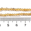 Natural Gold Rutilated Quartz Beads Strands G-A235-B06-01-5