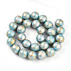 Synthetic Turquoise Beads Strands TURQ-T004-08A-08-3