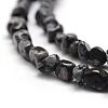 Natural Snowflake Obsidian Beads Strands G-F465-30-3