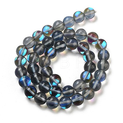 Transparent Glass Beads GLAA-B022-8mm-08-1