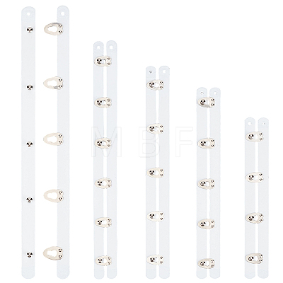 5 Pairs 5 Styles Stainless Steel Corset Busk FIND-CL0002-01-1