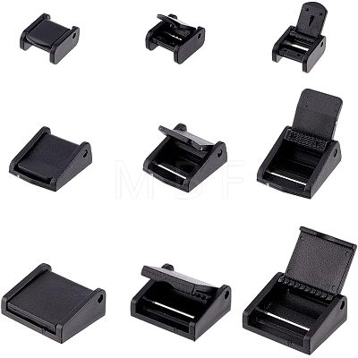  42Pcs 3 Style Plastic Cam Buckle KY-NB0001-47-1