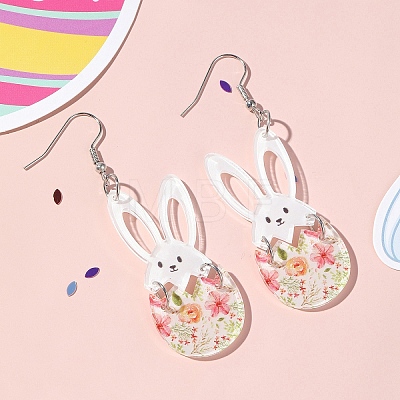 Acrylic Dangle Earrings FS-WGF063B-01-1