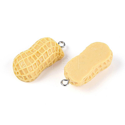 Opaque Resin Pendants RESI-N051-06-1