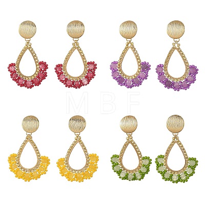 201 Stainless Steel Stud Earrings EJEW-MZ00809-1