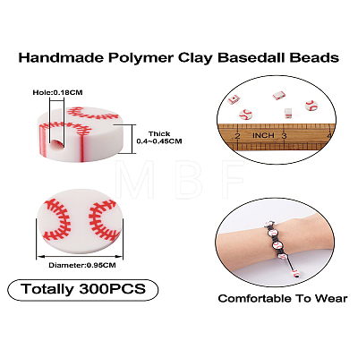 Handmade Polymer Clay Beads BY-TAC0004-07-1