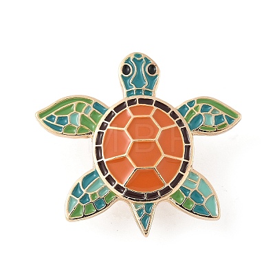Alloy Enamel Brooches PALLOY-D363-01D-KCG-1