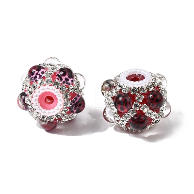 Acrylic Rhinetsone Beads MACR-K002-01-1