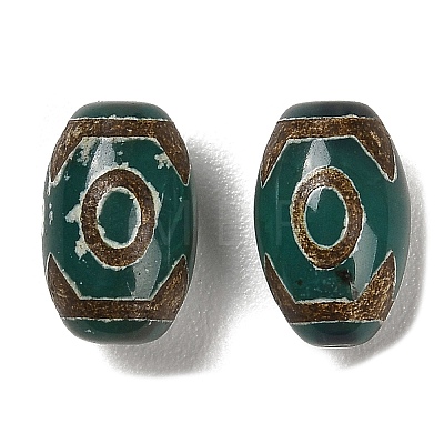 Tibetan Style dZi Beads TDZI-R002-02D-1