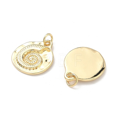 Brass Pendants KK-C252-13G-1