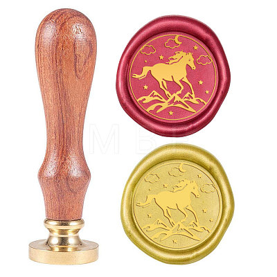 Wax Seal Stamp Set AJEW-WH0131-423-1