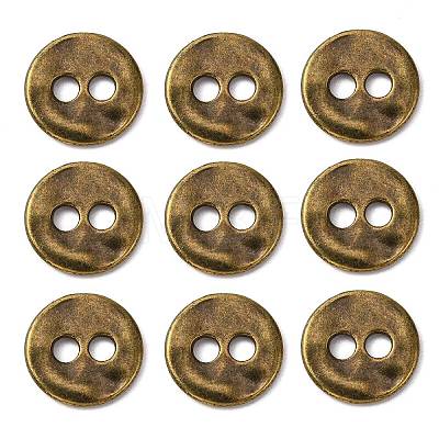 Tibetan Style Buttons TIBE-R178-AG-LF-1