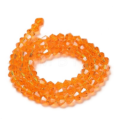 Transparent Electroplate Glass Beads Strands LS-EGLA-A039-T6mm-B23-1