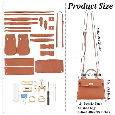 DIY Imitation Leather Handbag Making Kits DIY-WH0374-63B-1