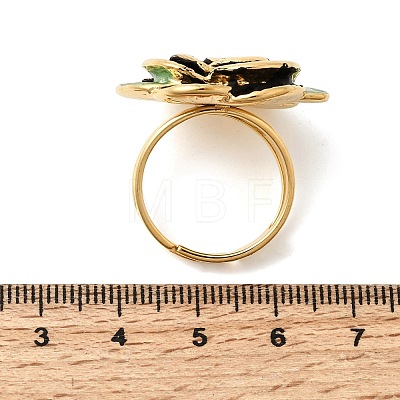 304 Stainless Steel Enamel Finger Rings for Women RJEW-G373-01G-01-1