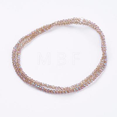 Glass Beads Strands GLAA-F078-1