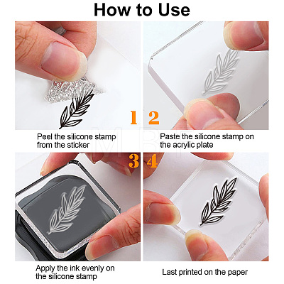 Custom PVC Plastic Clear Stamps DIY-WH0618-0009-1