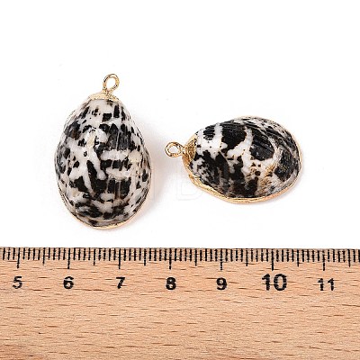 Natural Sea Shell Pendants SSHEL-N038-47-1